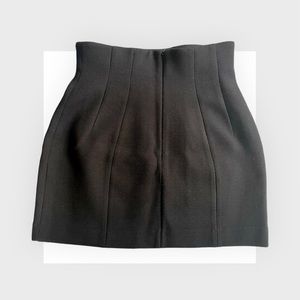 & Other Stories cinched waist mini skirt